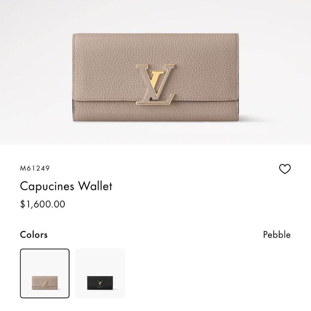 Louis Vuitton Capucines Wallet